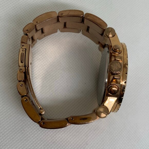 Michael Kors MK-5314 unisex watch heavy date multifunction Stainless running - Picture 8 of 9